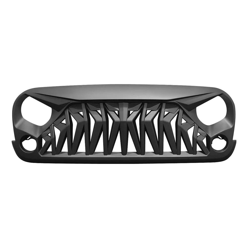 AMJPAA00106 – AMERICAN MOD Grille, With Light Cutouts Matte Black ABS Plastic